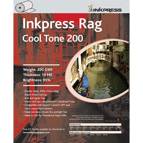 Inkpress Media Picture Rag Cool Tone Paper - 60" Wide Roll - 40