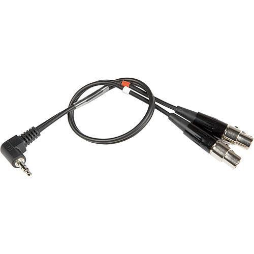 Lectrosonics MCSRTRS Dual TA3F to 3.5mm TRS Cable for SR-Type Receivers