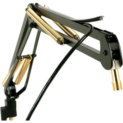 O.C. White Microphone Arm Cap for Securing Microphone Cable Runs