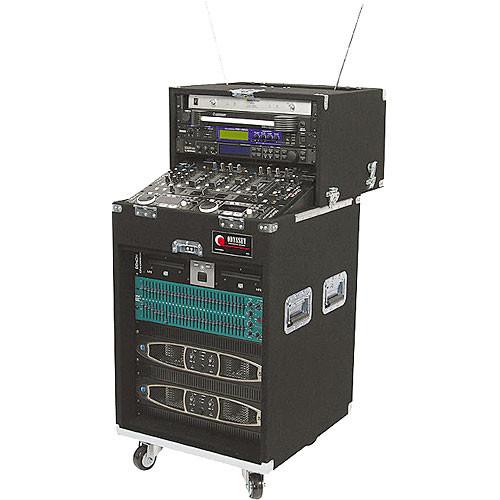 Odyssey Innovative Designs CS4812W Carpeted Slide-Style Case with Casters