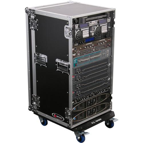 Odyssey Innovative Designs FZAR20 Flight Zone 20 Space Amp Rack Case with Wheels