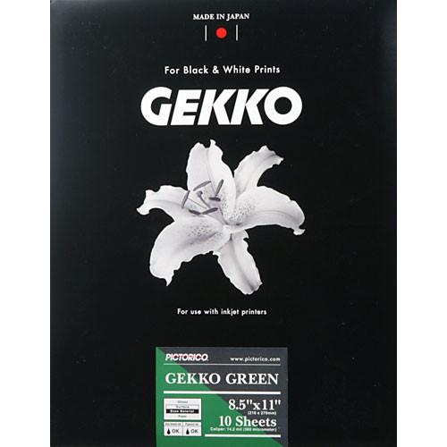 Pictorico Gekko Green Paper for Inkjet - 8.5x11" - 10 Sheets