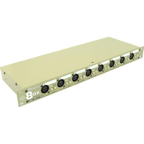 Radial Engineering OX8 - Eight-Channel Three Way Mic Level Signal Splitter