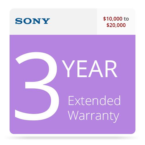 Sony SPSDVR20RSEW3 3-Year Extended Warranty for
