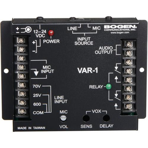Bogen Communications VAR1 Voice Activated Relay for 70V Paging Systems
