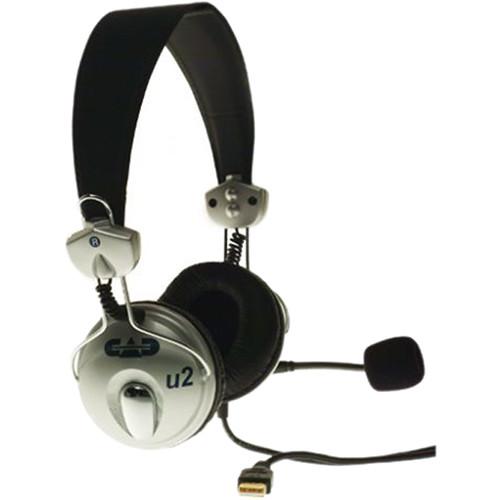 CAD U2 - USB Stereo Headphones with Condenser Microphone