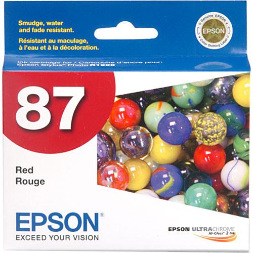 Epson 87 Red Ink Cartridge