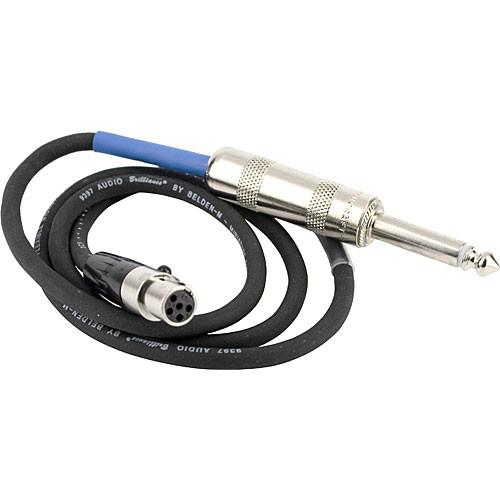 Lectrosonics MI33PST - TA5-Female to 1 4" Phone Instrument Cable for Lectrosonics Transmitters