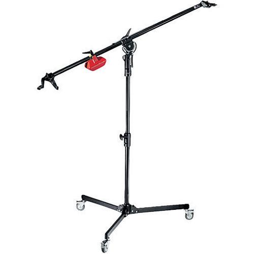 Manfrotto 025TM Mini Super Boom with Column Stand, Black - 5.5