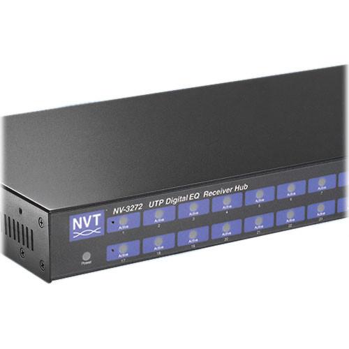 NVT NV-3272 32-Channel DigitalEQ Active Receiver Distribution Amplifier Hub