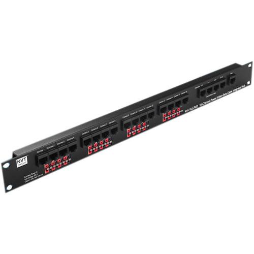 NVT NV-716J-PVD 16-Channel Power-Video-Data Integrator Hub