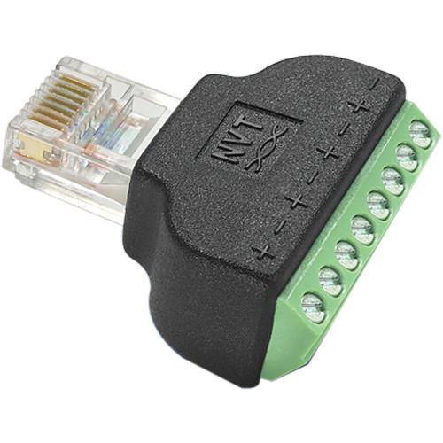 NVT NV-RJ45A RJ45 to Screw Terminal Block Adapter