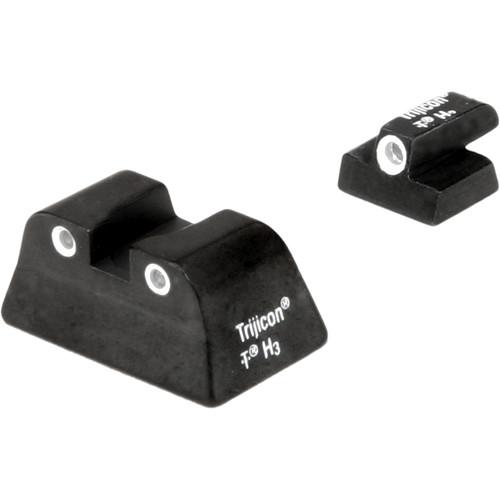 Trijicon Smith & Wesson Compact 9mm 3 Dot Bright & Tough Night Sight Set