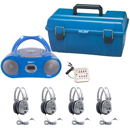 HamiltonBuhl LCP CD385 4SV 4-User CD Cassette Headphone Lab Pack