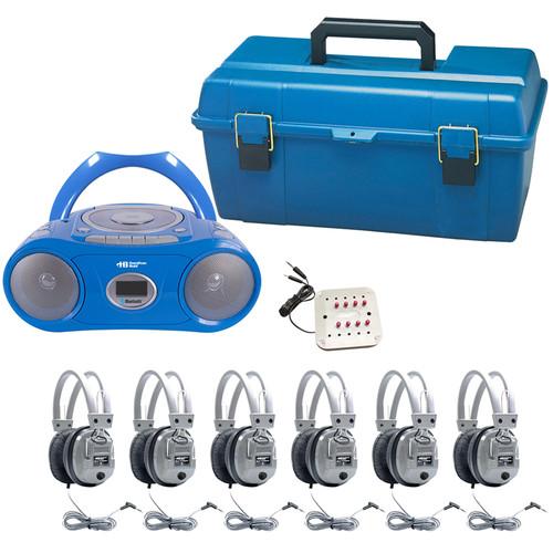 HamiltonBuhl LCP CD385 6SV 6-User CD Cassette Headphone Lab Pack