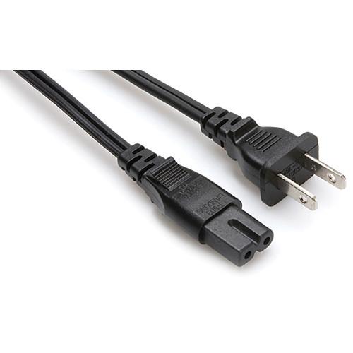 Hosa Technology PWP-461 Power Cord IEC C7 NEMA 1-15P 8