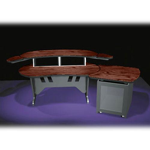 Middle Atlantic ESUR S12D-DC 60" Edit Center Desk with Overbridge & 12 Space Rack