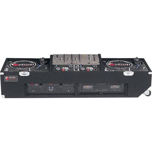 Odyssey Innovative Designs CDJ1906W Carpeted DJ Turntable Coffin Case