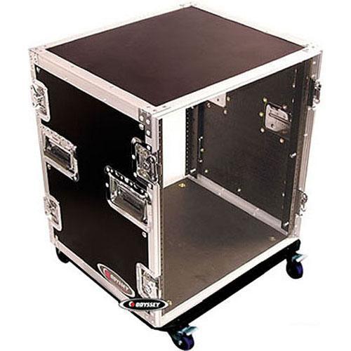 Odyssey Innovative Designs FZAR12 Flight Zone 12 Space Amp Rack Case with Wheels