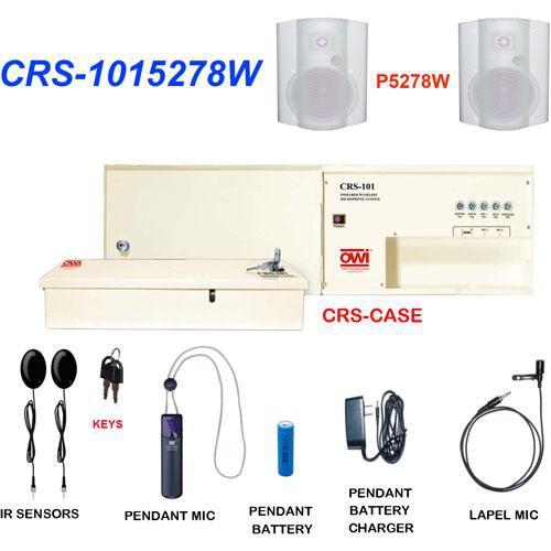 OWI Inc. CRS-1015278W Infrared Wireless Microphone & Speaker Package