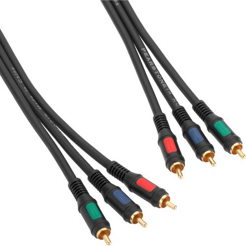 Pearstone 3 RCA Male to 3 RCA Male Component Video Cable - 3