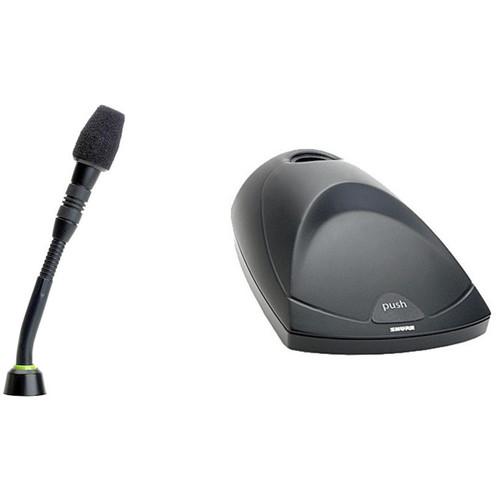 Shure MX405DS 5" Gooseneck Microphone Kit with Desktop Base