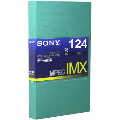 Sony BCT124MXL MPEG IMX Video Cassette, Large
