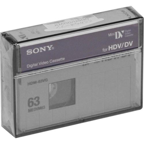 Sony Videographer Grade 63 Minute HDV Mini DV Tape