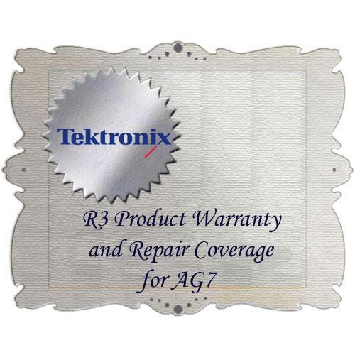 Tektronix R3 Product Warranty and Repair Coverage for AG7