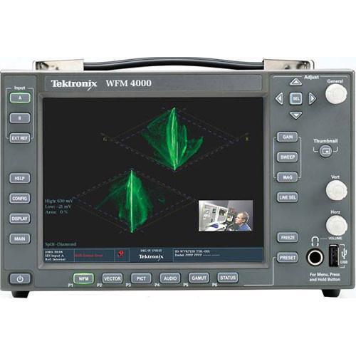 Tektronix WFM4000 Multi-Format Portable Waveform Monitor