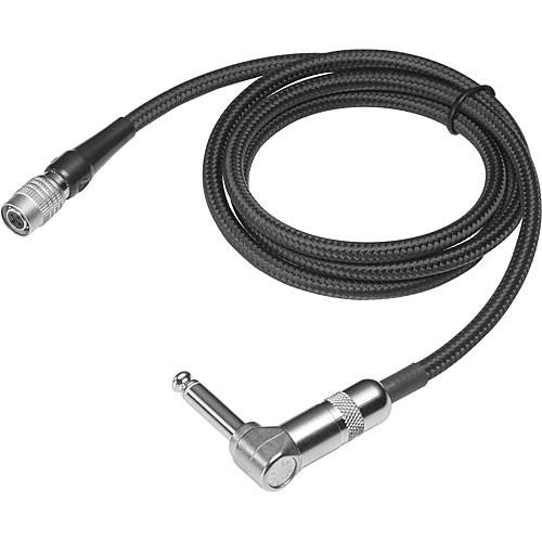 Audio-Technica AT-GRCW Pro - Right-Angled Wireless Guitar Input Cable for UniPak Transmitters 36"