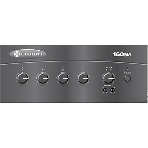 Crown Audio 160MA 4 x 1 60W Commercial Mixer Amplifier