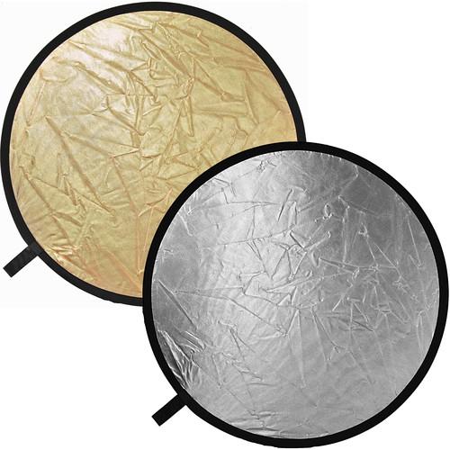Impact Collapsible Circular Reflector Disc - Gold Silver - 12"