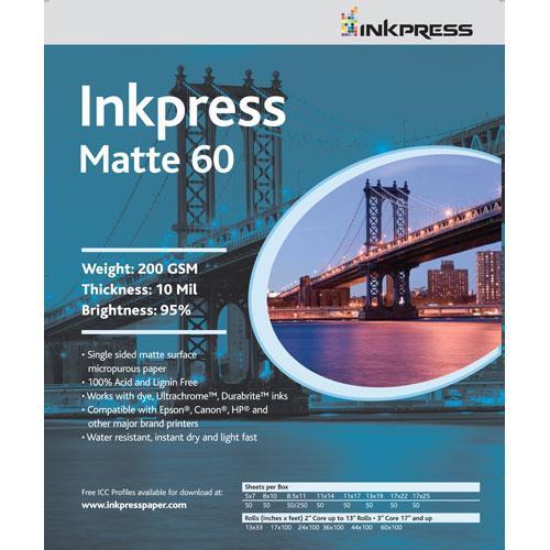 Inkpress Media Matte 60 Paper for Inkjet - 13x19" - 50 Sheets