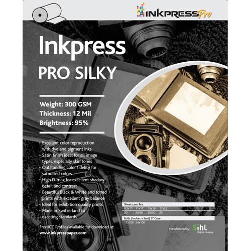 Inkpress Media Pro Silky Paper for Inkjet - 24" Wide x 100