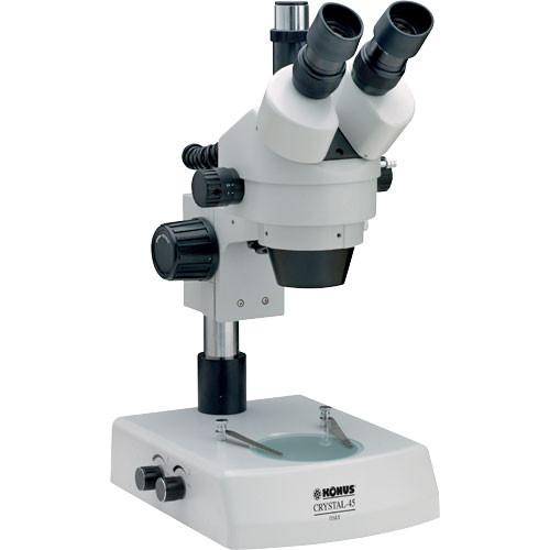 Konus Crystal-45 7-45x Zoom Stereoscopic Trinocular Microscope