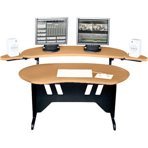 Middle Atlantic EL-HM 84" Edit Center Desk with Overbridge