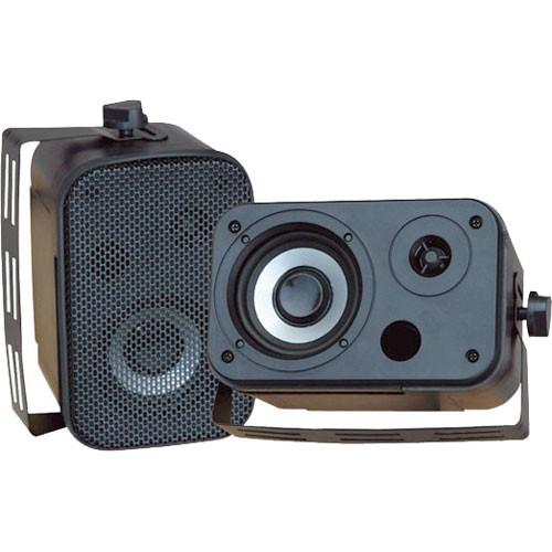 Pyle Pro PDWR30B 3.5" Indoor Outdoor 300W Speaker Pair