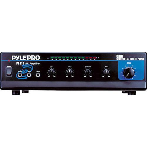 Pyle Pro PT110 80W PA Amplifier Mixer