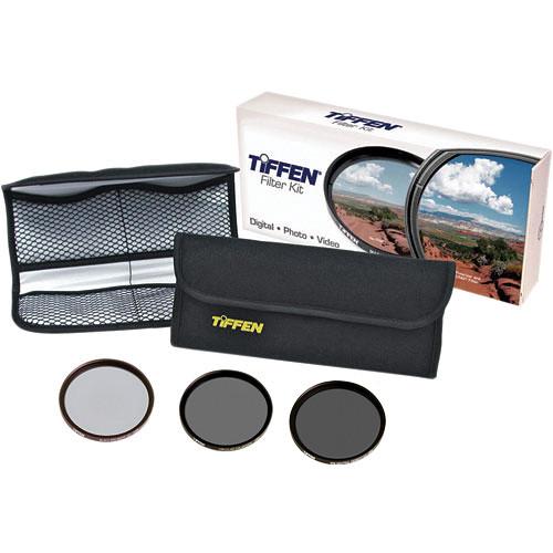 Tiffen 77mm DV Select Filter Kit 3 - Neutral Density 0.6, Circular Polarizing and Black ProMist 1 4 Filters