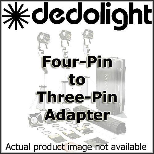 Dedolight ADAPTER423 Adapter - Four Pin to Three Pin