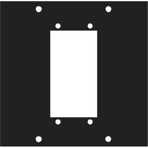 Middle Atlantic 1 Elco 90 Pin Punchout Panel