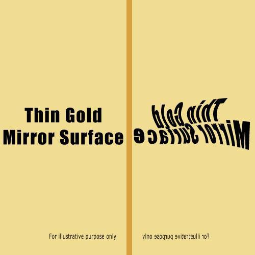 Rosco Cinegel Reflection Material - Thin Mirror Gold Tinted