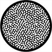 Rosco Standard Black and White Glass Spectrum Gobo #81129 Connect Dots Inverted