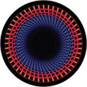 Rosco Standard Color Glass Spectrum Gobo #86640 Tron Descent