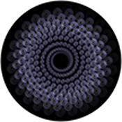 Rosco Standard Color Glass Spectrum Gobo #86652 Peacock Sprocket