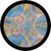 Rosco Standard Color Glass Spectrum Gobo #86742 Sky-Dye