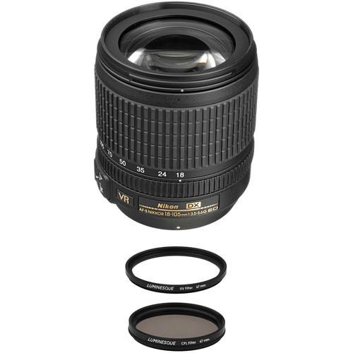 Nikon AF-S DX NIKKOR 18-105mm f 3.5-5.6G ED VR Lens