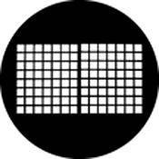 Rosco Standard Steel Gobo #78489B Warehouse Window