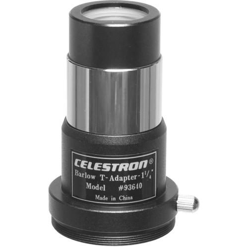 Celestron SLR Camera Adapter with Integral 2x Barlow Lens, Celestron, SLR, Camera, Adapter, with, Integral, 2x, Barlow, Lens